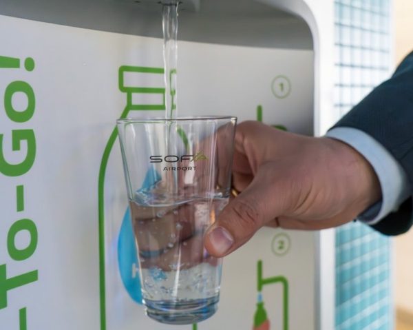 Sofia Airport Introduces Smart Drinking Water Fountains
