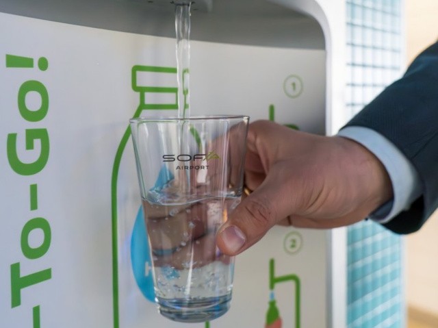 Sofia Airport Introduces Smart Drinking Water Fountains