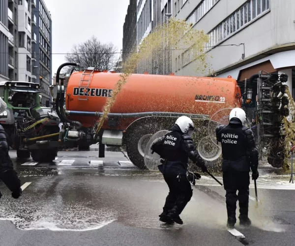 Farmers’ Tractor Protest Paralyzes Brussels’ European District